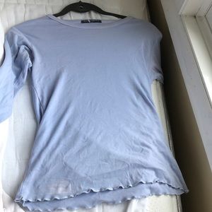 Brandy Melville Long Sleeve Blue/Purple Shirt